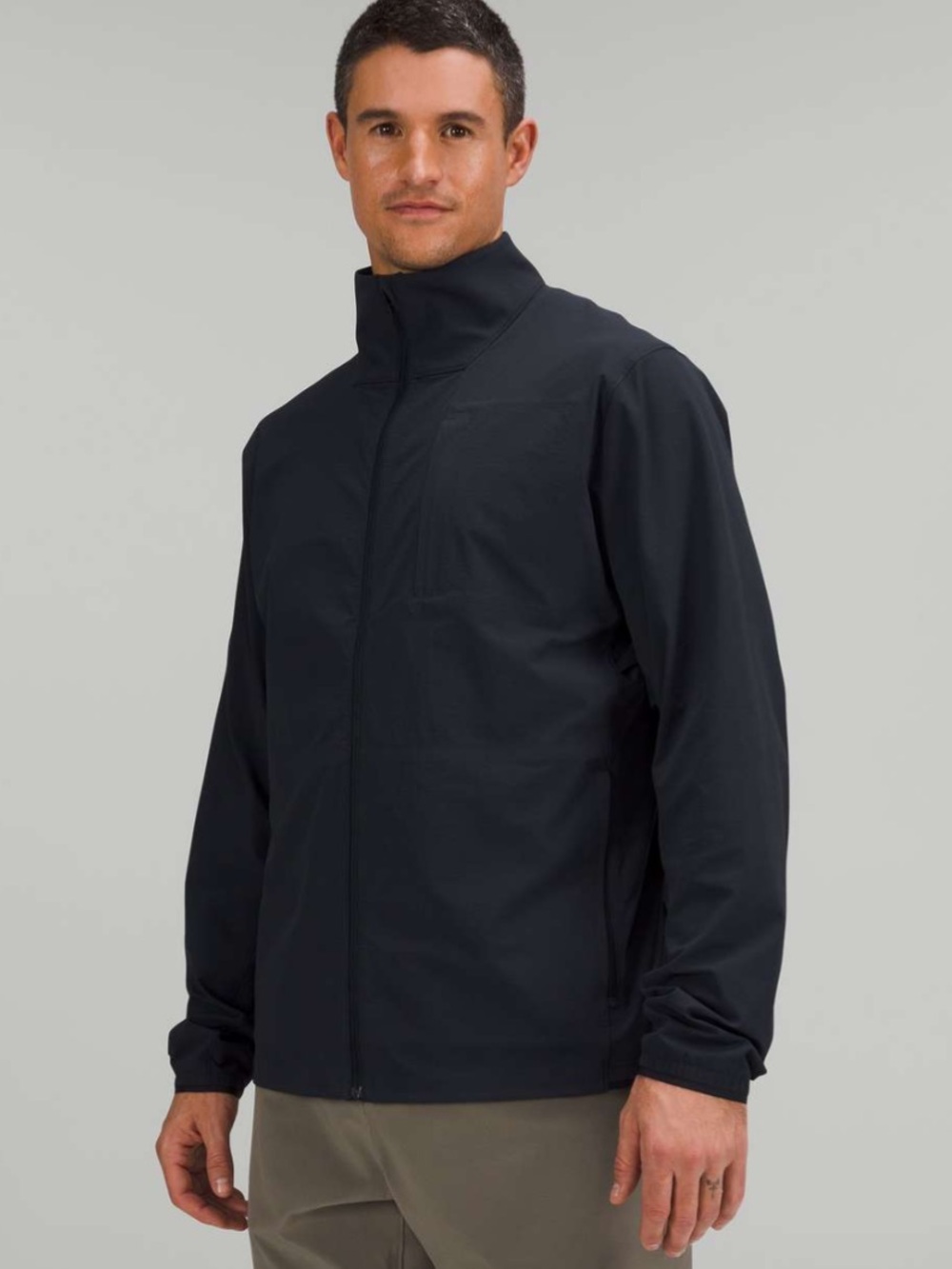 lululemon athletica Men's Black Windbreaker Jacket